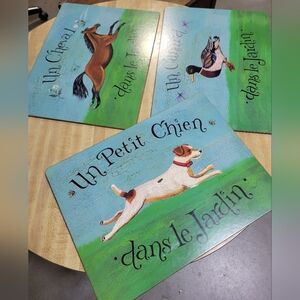 Pimpernel Dans Le Jardin Julie Huber Farm Animals placemats set of 3